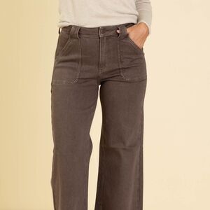 Judy Blue Brown Women's Wide-Leg Jeans 16W